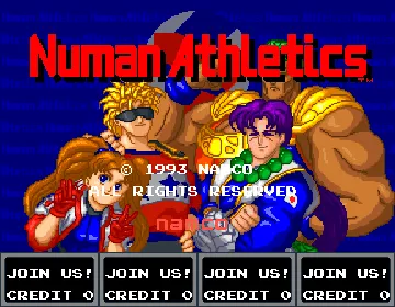 Numan Athletics (World) screen shot title